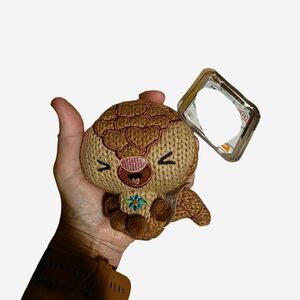 Pangy the Pangolin Ultra Rare Plush Ami Amis Jakks Pacific Wave 1 Knit Toy NWT